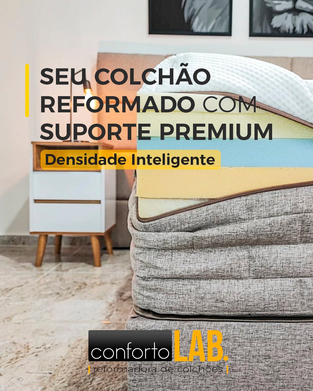 POSTAGEM 16 - SEU COLCHÃO REFORMADO COM SUPORTE PREMIUM