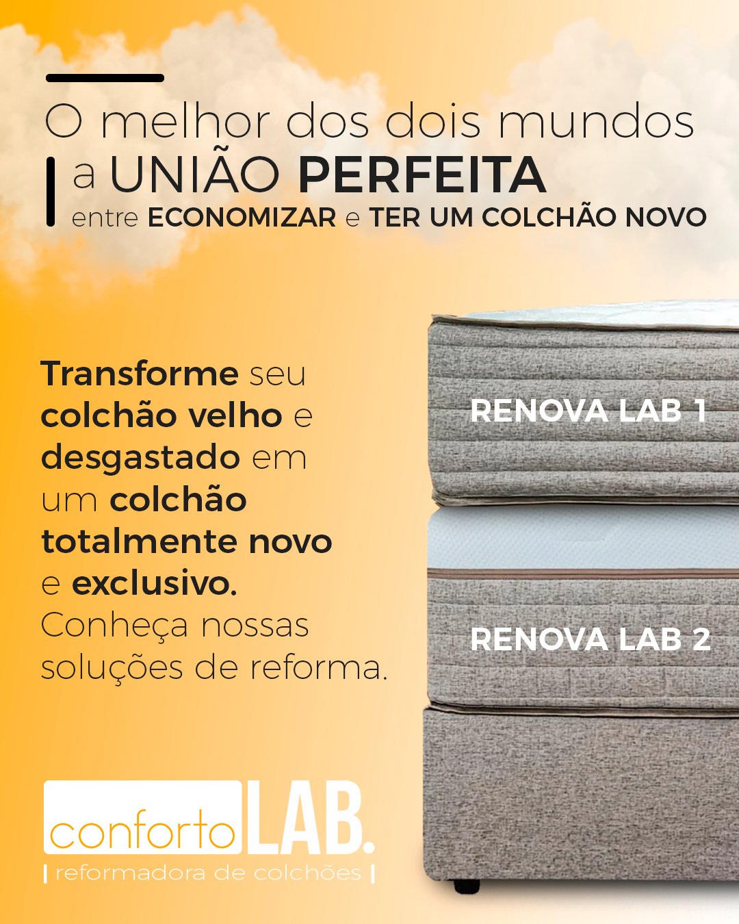 POSTAGEM 4 - O MELHOR DO DOIS MUNDOS, ECONOMIZAR E TER UM COLCHÃO NOVO