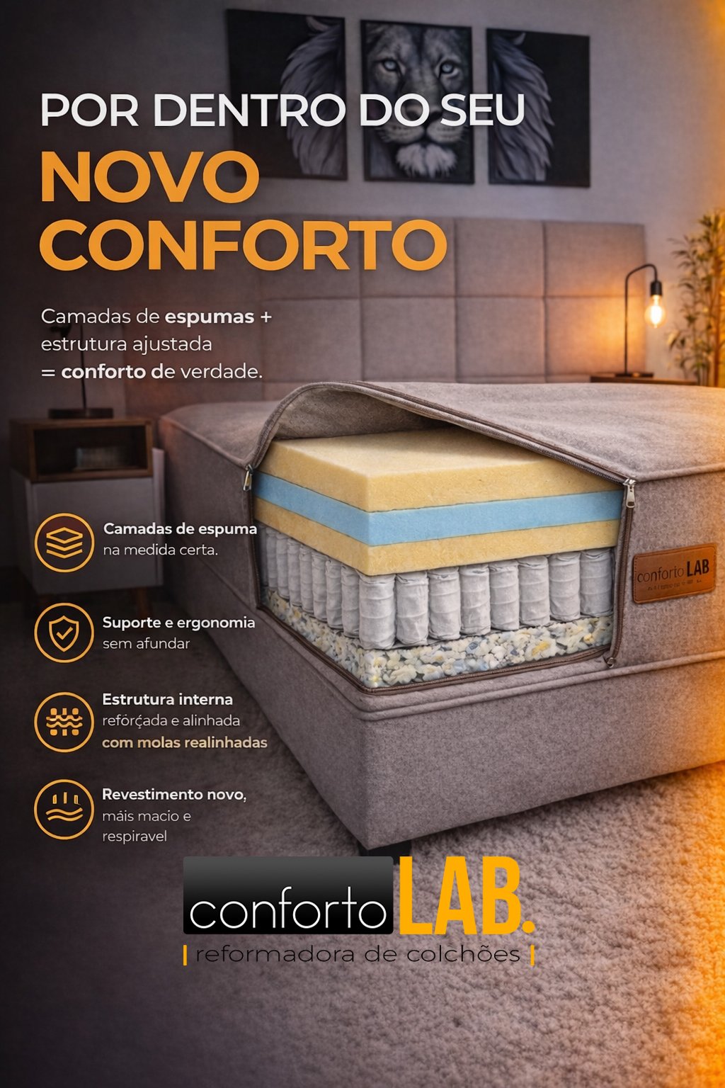 Postagem 3 - Por dentro do seu conforto - FEED